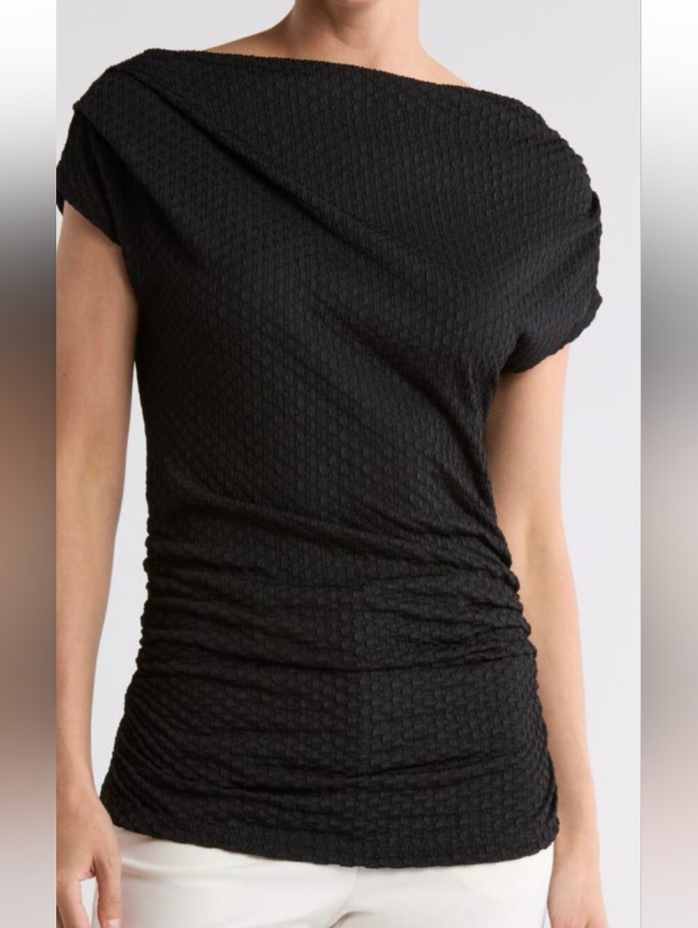 Asymmetrical top Elegant black dressy and As casual...